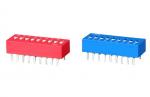 Slide Recessed type dip switch 1~12pins